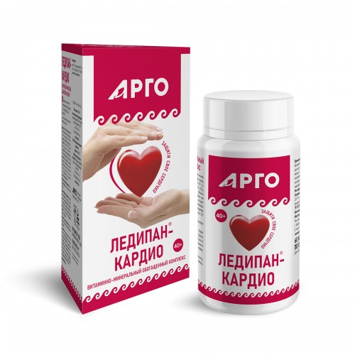 Купить Витаминно-минеральный обогащенный комплекс Ледипан-кардио, капсулы, 60 шт  г. Челябинск  