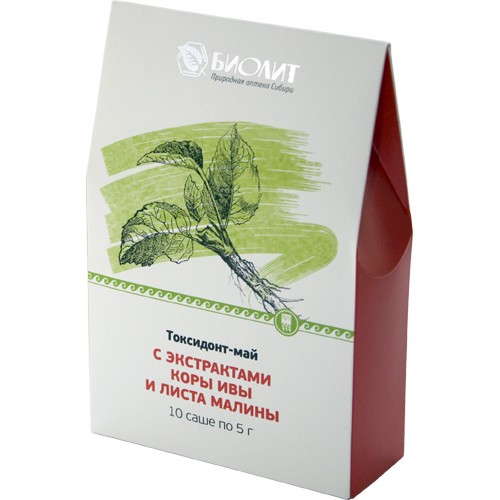 Купить Токсидонт-май с экстрактами коры ивы и листа малины  г. Челябинск  