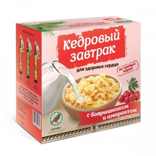 Купить Завтрак кедровый для здоровья сердца с боярышником и амарантом  г. Челябинск  